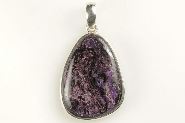 Sugilite Pendant (Necklace) - Sterling Silver #206398